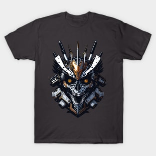 Mecha Skull S02 D43 T-Shirt